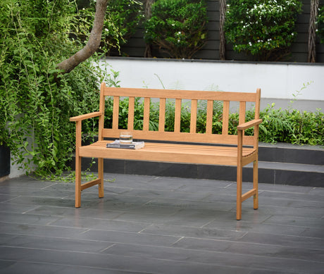 Amazonia FSC wood outdoor bench