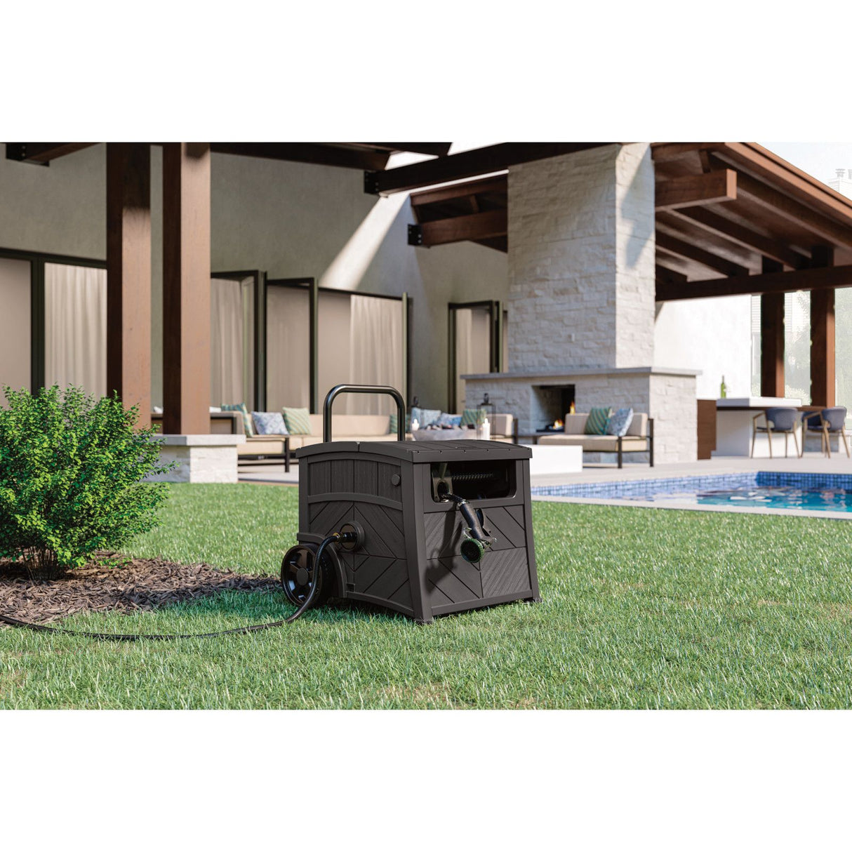 Suncast 150-foot Smart Tube Hose Hideaway WST150CS