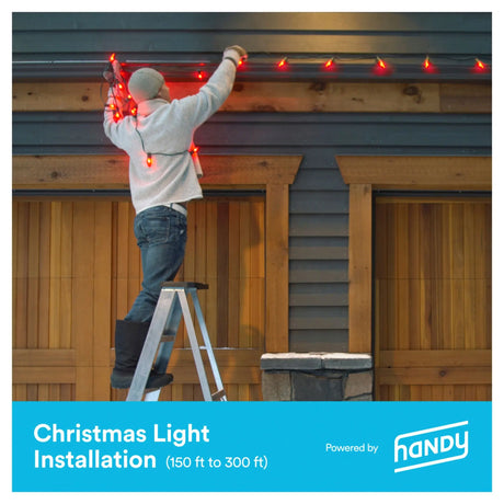 Handy Holiday Light Installation (150-300 ft) | Professional Outdoor Decor Handy