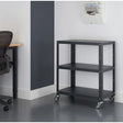 Trinity 30" Metal Utility Cart | Heavy-Duty Multi-Purpose Storage Generic