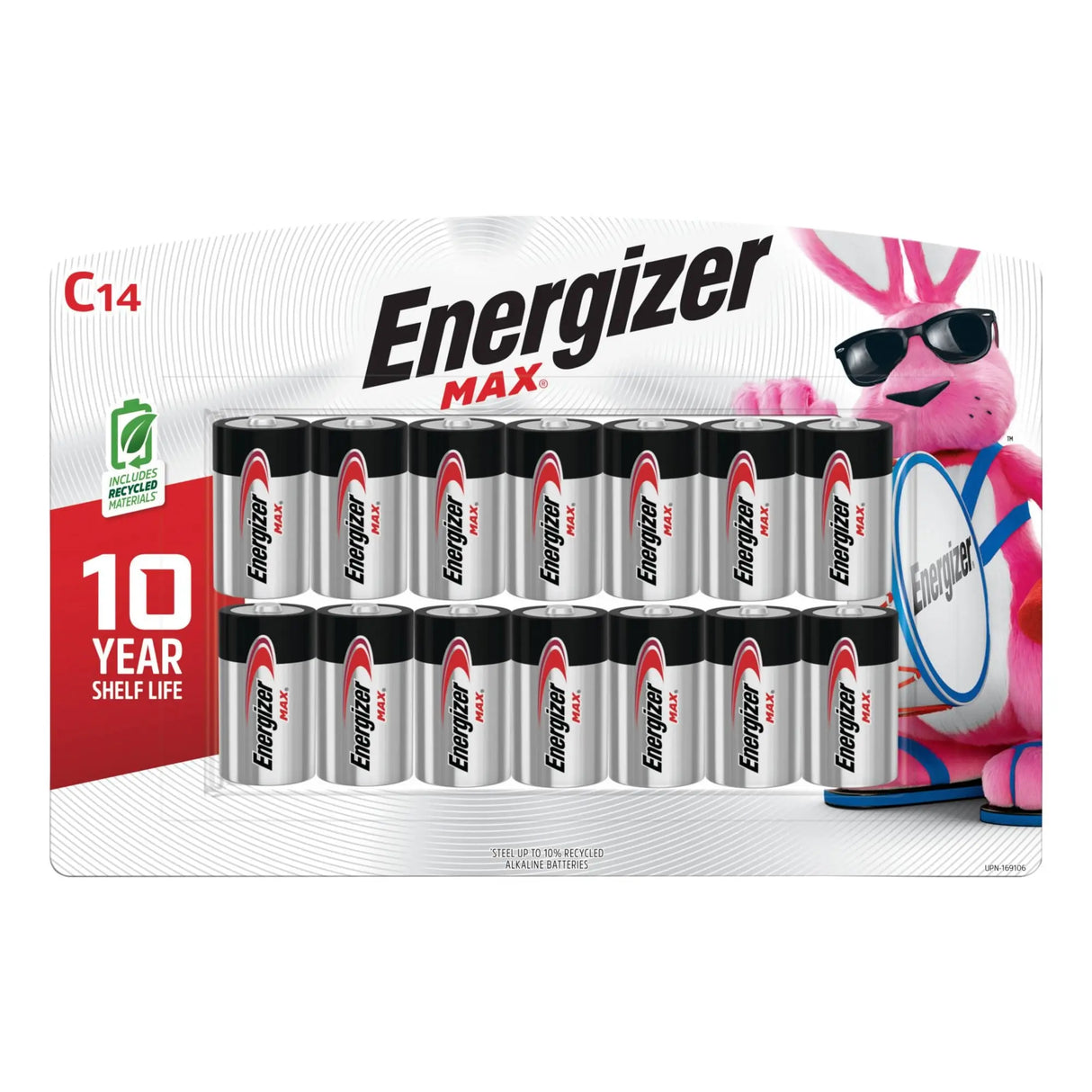 Energizer MAX C Batteries (14-Pack) | Long-Lasting Power for High-Drain Devices Energizer