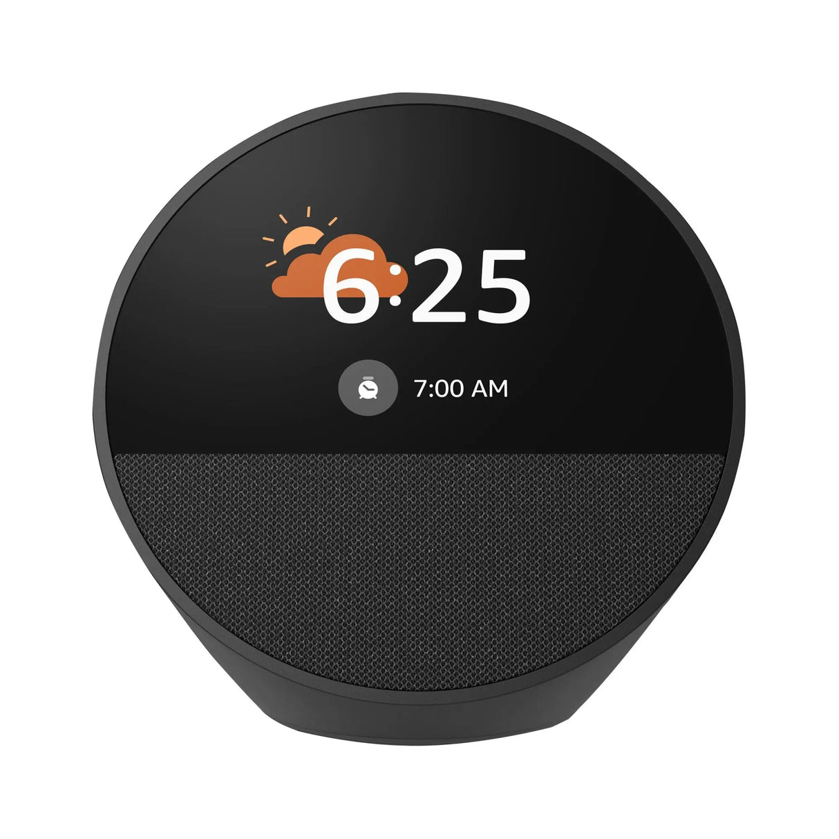 Amazon Echo Spot (2024, Black) | Compact Smart Display with Alexa Voice Control Amazon