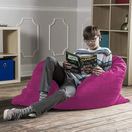 Jaxx 3.5-ft Pillow Saxx Kids Bean Bag | Cozy Reading & Lounging Spot Jaxx