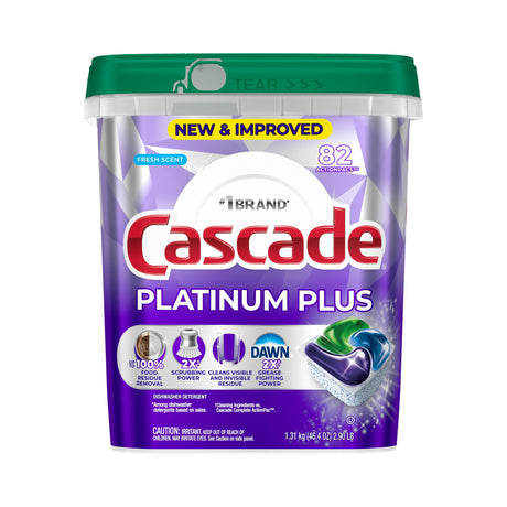 Cascade Platinum Plus Fresh scent pods