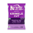 Kettle Brand Truffle & Sea Salt Chips (28 oz) | Krinkle Cut Gourmet Flavor Kettle Brand