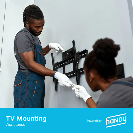 TV Mounting Assistance Service | Professional Installation for TVs Under 75" Handy