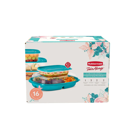 Rubbermaid TakeAlongs Set (16-Pc) | Snap 'N Seal Meal Containers Rubbermaid