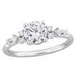 DEW Moissanite Engagement Ring (1 ct) | Sterling Silver Sparkle for Special Moments AFS Wholesale Shop