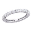 Moissanite Eternity Band (1.5 ct t.w., 10k White Gold) | Timeless Sparkle AFS Wholesale Shop