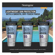 Neutrogena Ultra Sheer SPF55 3 pack