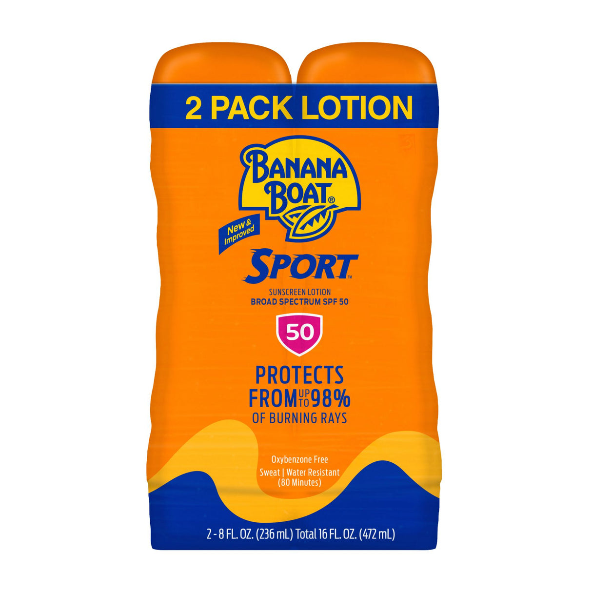 Banana Boat Sport SPF 50 lotion 2 pack