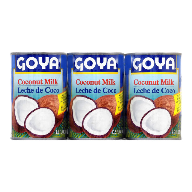 Goya Coconut Milk (6-Pack, 13.5 oz Each) | Rich, Creamy Cooking Essential Goya
