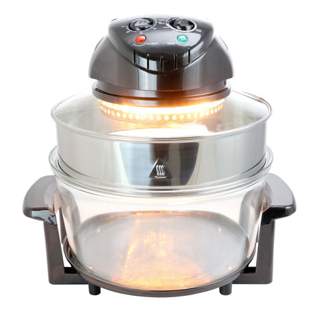 MegaChef Halogen Oven Air Fryer | 3-in-1 Rotisserie & Roaster â€“ Fast, Oil-Free Cooking MegaChef