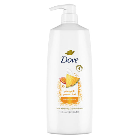Dove Body Wash Pineapple & Passionfruit (40 oz) | Hydrating Tropical Scent Dove