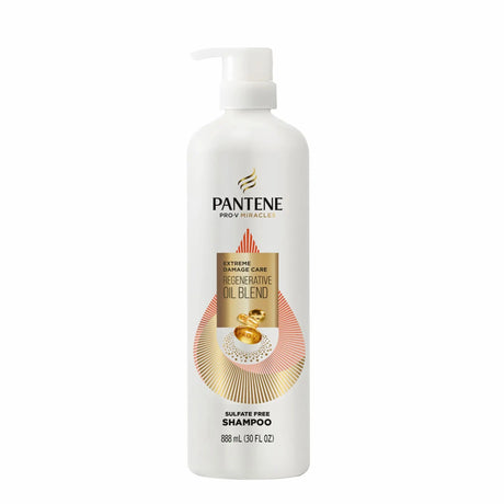 Pantene Pro-V Miracles Shampoo (30 oz) | Sulfate-Free Damage Repair Oil Pantene