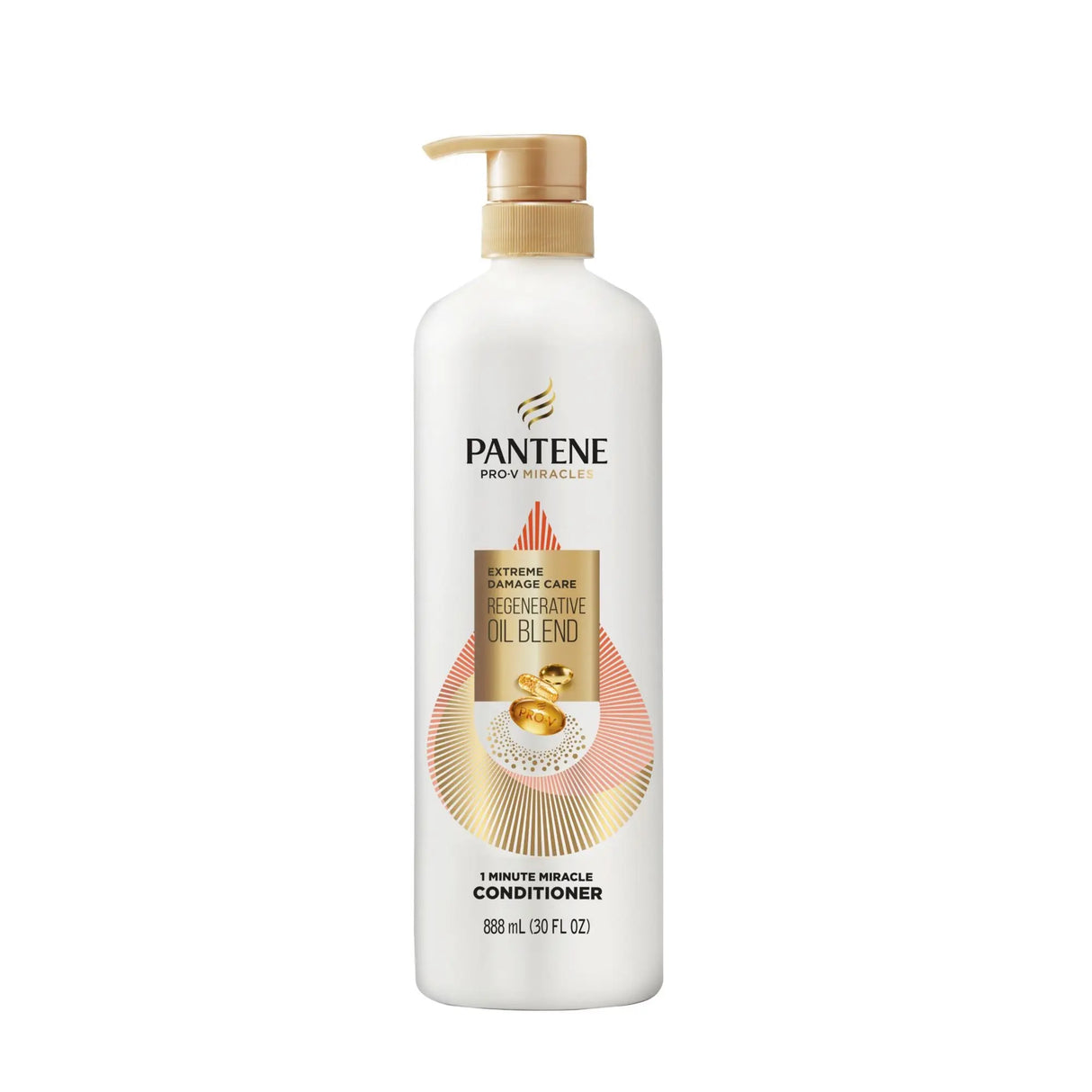 Pantene Pro-V Miracles Conditioner (30 oz) | 1-Minute Damage Repair Oil Blend Pantene