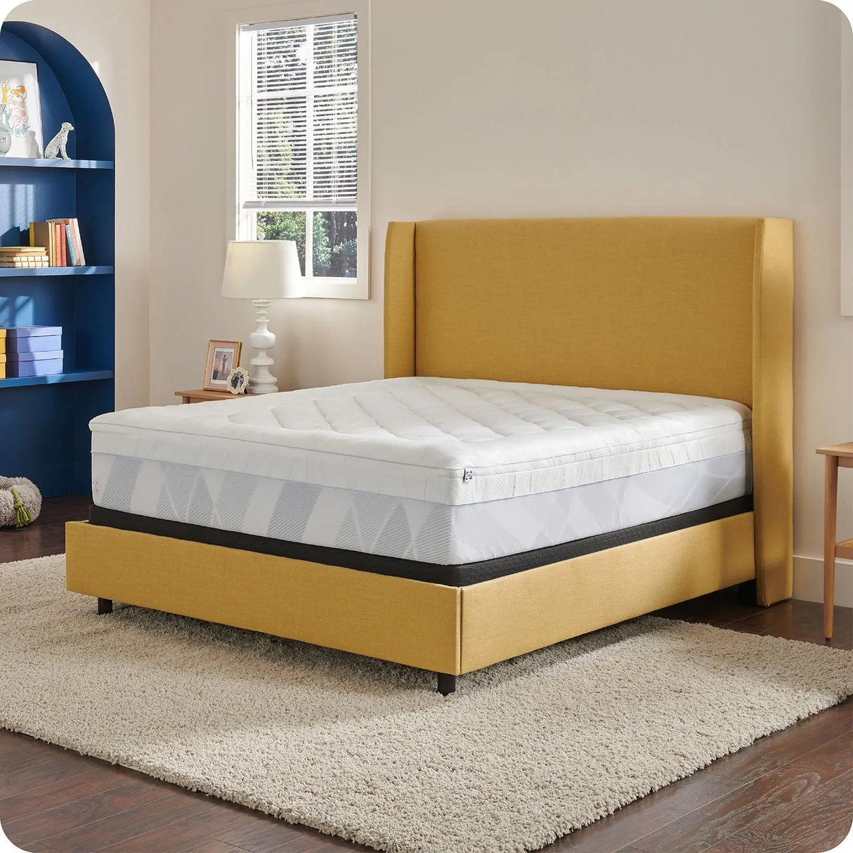 Sealy Dreamlife Mattress Topper (3" Depth) | Quilted Cover with Cooling Support Sealy
