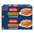 Barilla Wavy Lasagne Pasta (4-Pack, 1 lb Each) | Ruffled Italian Noodles Barilla