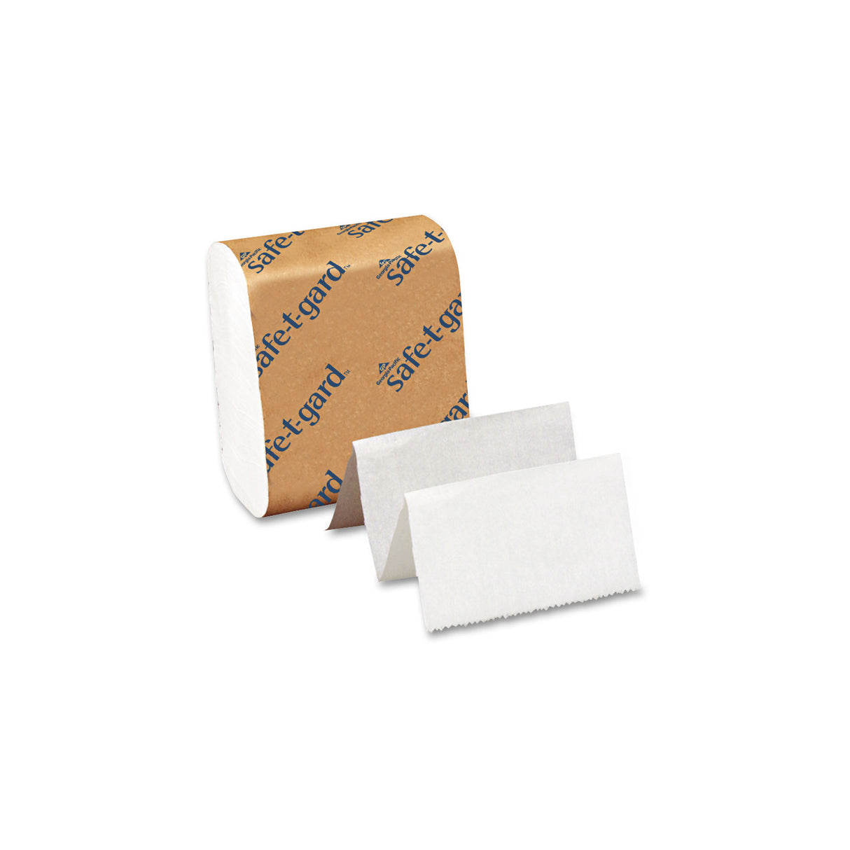 Georgia Pacific Professional Tissue for Safe-T-Gard Dispenser, Septic Safe, 2-Ply, White, 200 Sheets/Pack, 40 Packs/Carton (10440)