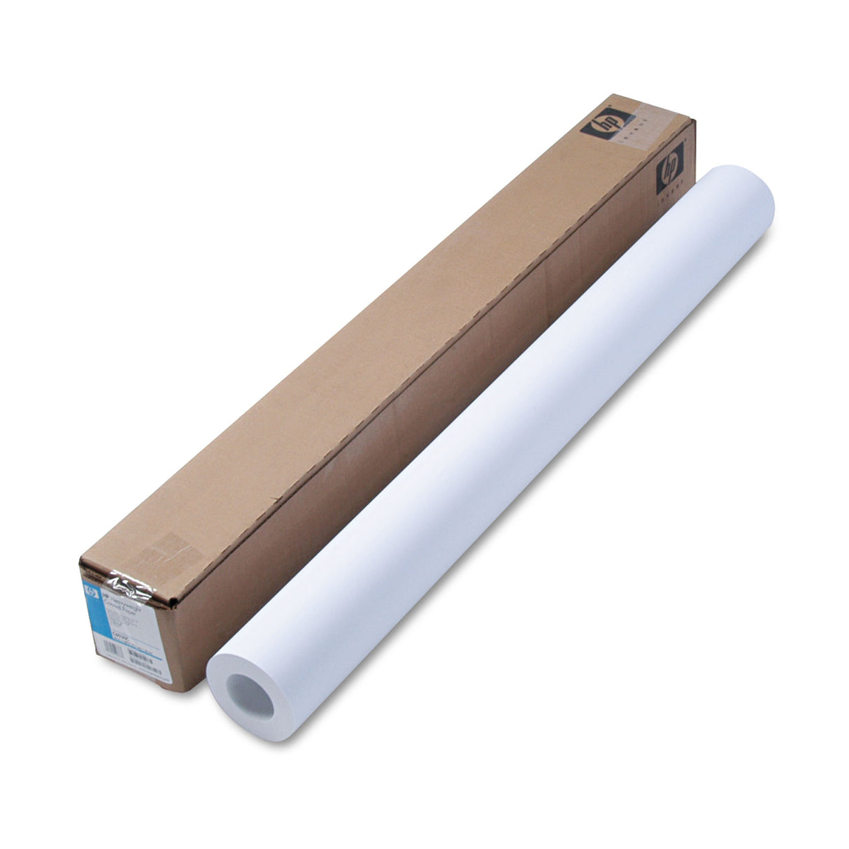 HP DesignJet Inkjet Large Format Paper, 6.6 mil, 36" x 100 ft, Coated White (C6030C)