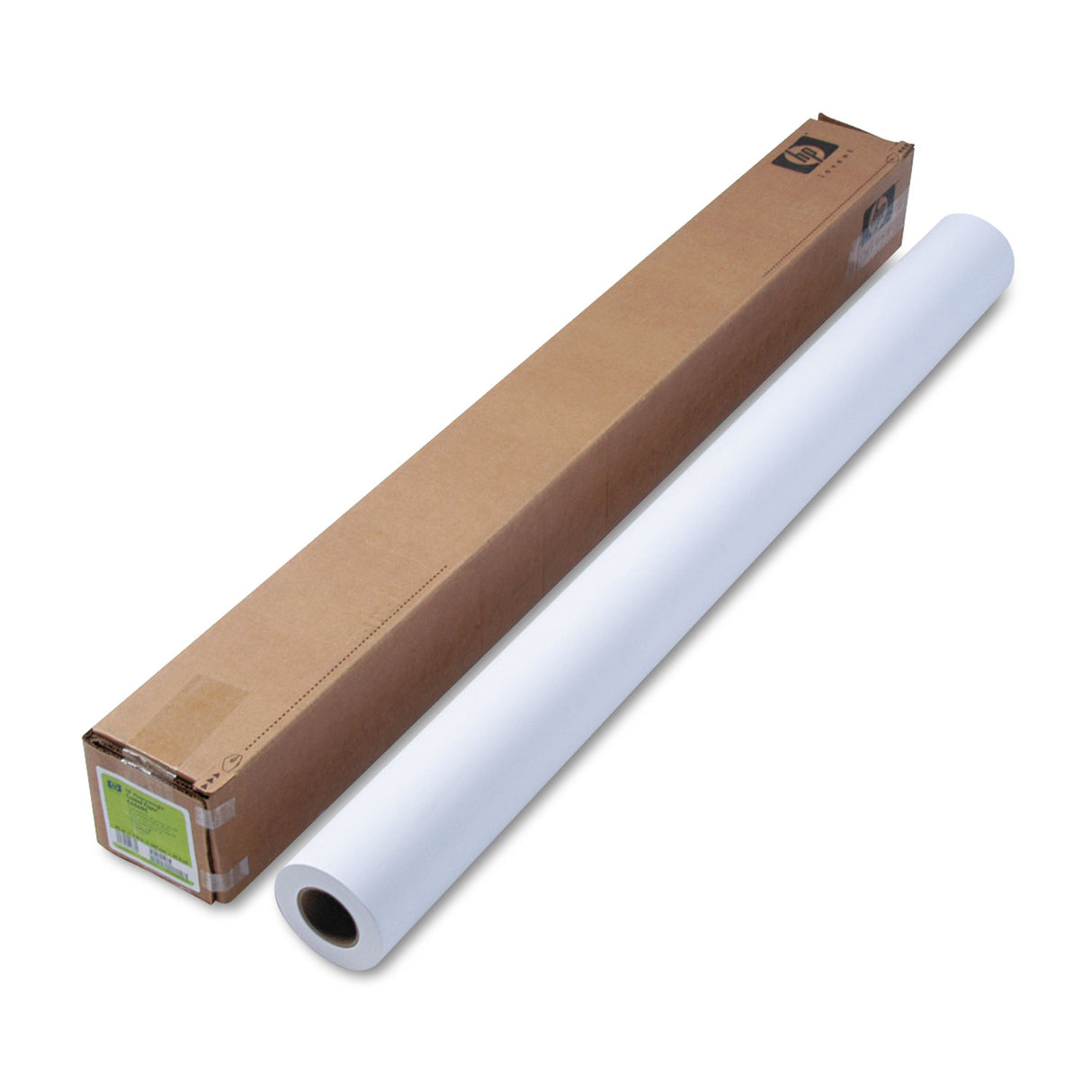 HP DesignJet Inkjet Large Format Paper, 6.6 mil, 42" x 100 ft, Coated White (C6569C)