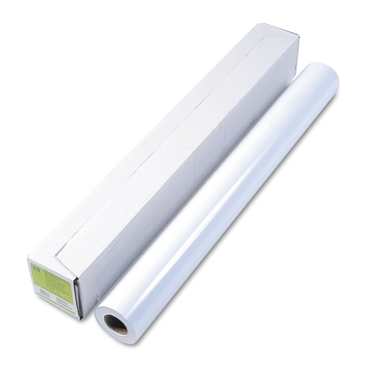 HP DesignJet Large Format Paper for Inkjet Prints, 7 mil, 36" x 100 ft, Satin White (Q1421B)