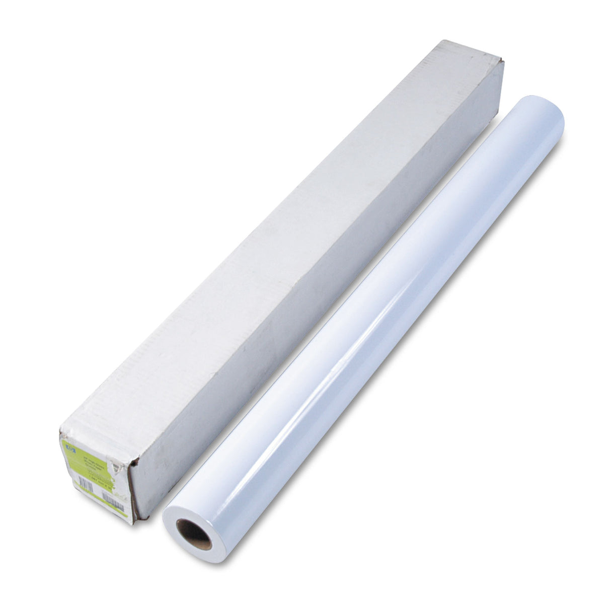 HP DesignJet Inkjet Large Format Paper, 7 mil, 42" x 100 ft, High-Gloss White (Q1428B)