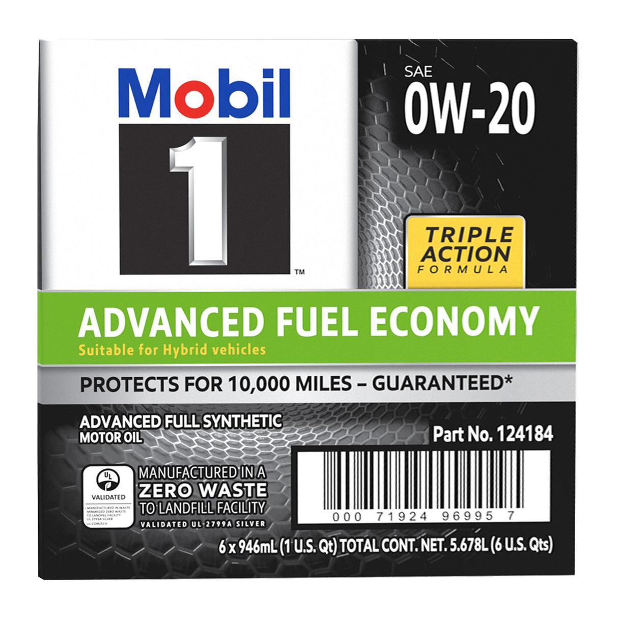 MobilÂ 1 Advanced Fuel Economy Motor Oil