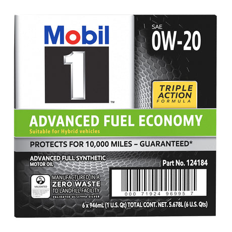 MobilÂ 1 Advanced Fuel Economy Motor Oil