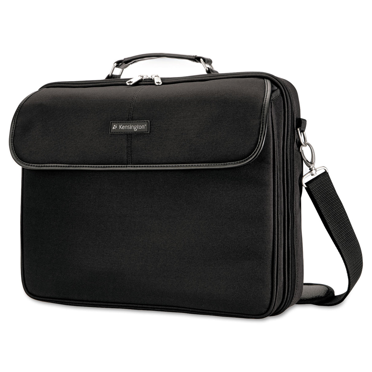 Kensington Simply Portable 30 Laptop Case, Fits Devices Up to 15.6", Polyester, 15.75 x 3 x 13.5, Black (62560)