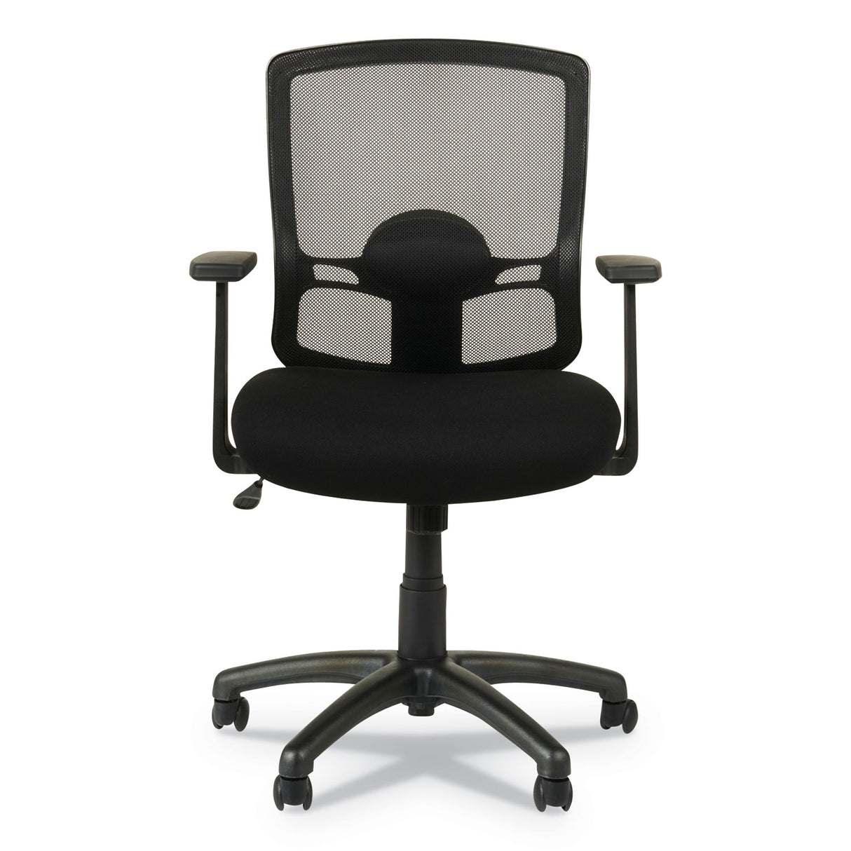 Alera Etros Series Mesh Mid-Back Chair, Supports Up to 275 lb, 18.03" to 21.96" Seat Height, Black (ALEET42ME10B)