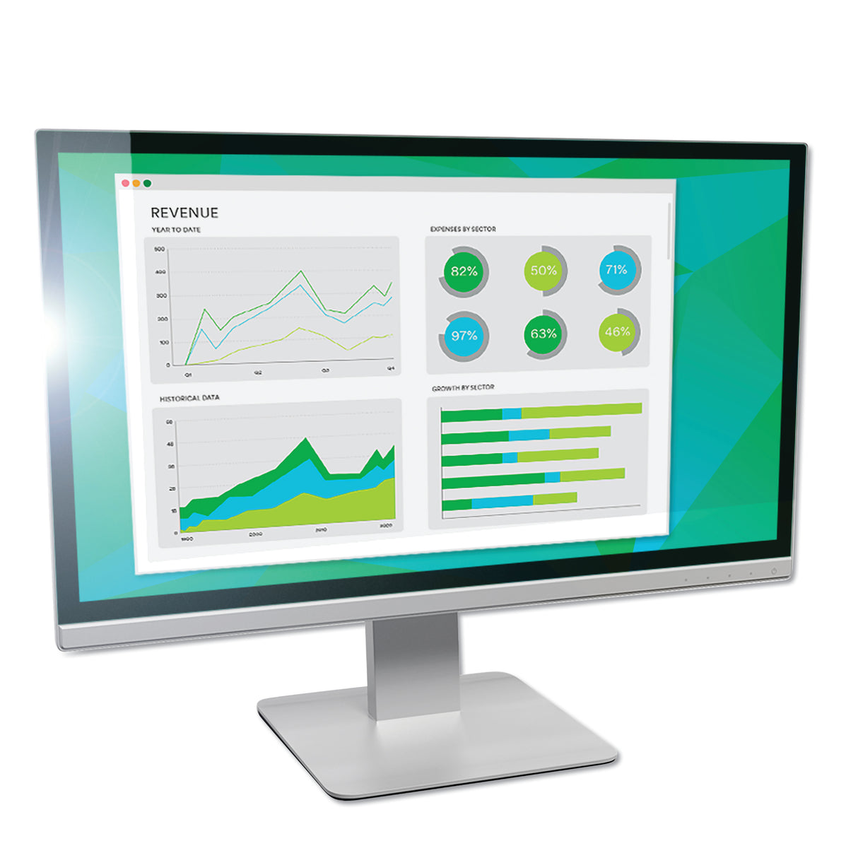 3M Antiglare Frameless Filter for 21.5" Widescreen Flat Panel Monitor, 16:9 Aspect Ratio (AG215W9)