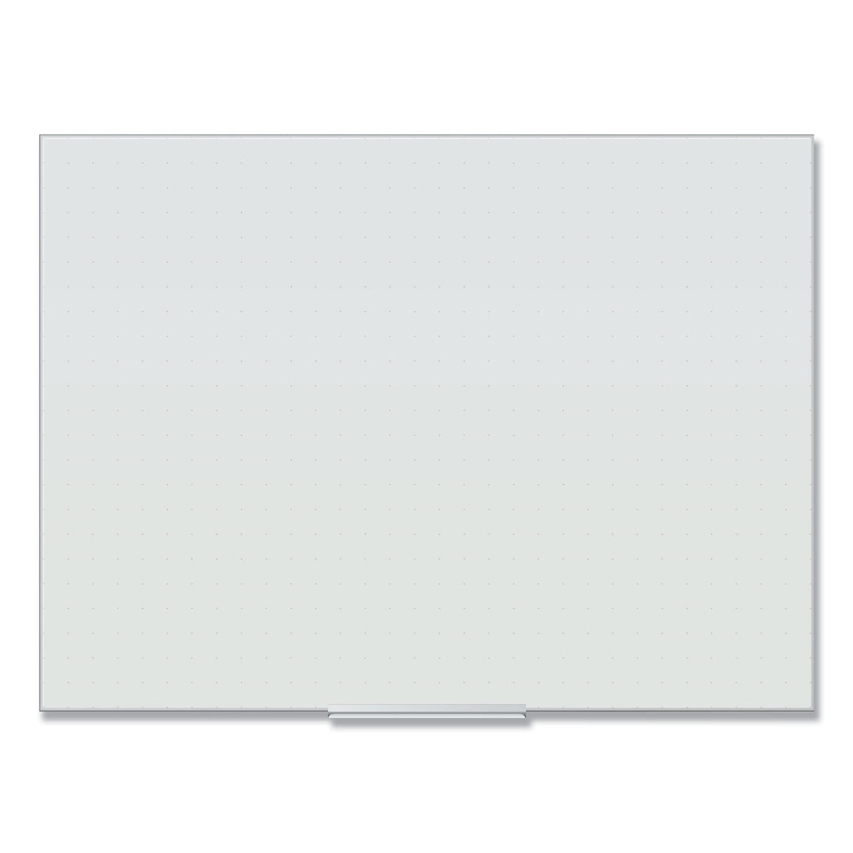 U Brands Floating Glass Ghost Grid Dry Erase Board, 47 x 35, White (2799U0001)