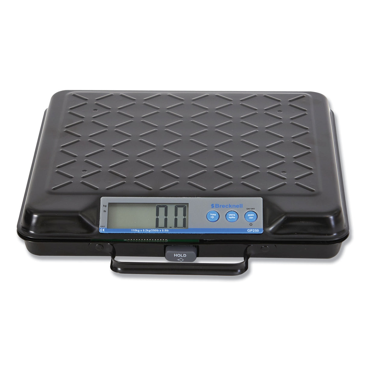 Brecknell Portable Electronic Utility Bench Scale, 250 lb Capacity, 12.5 x 10.95 x 2.2 Platform (GP250)