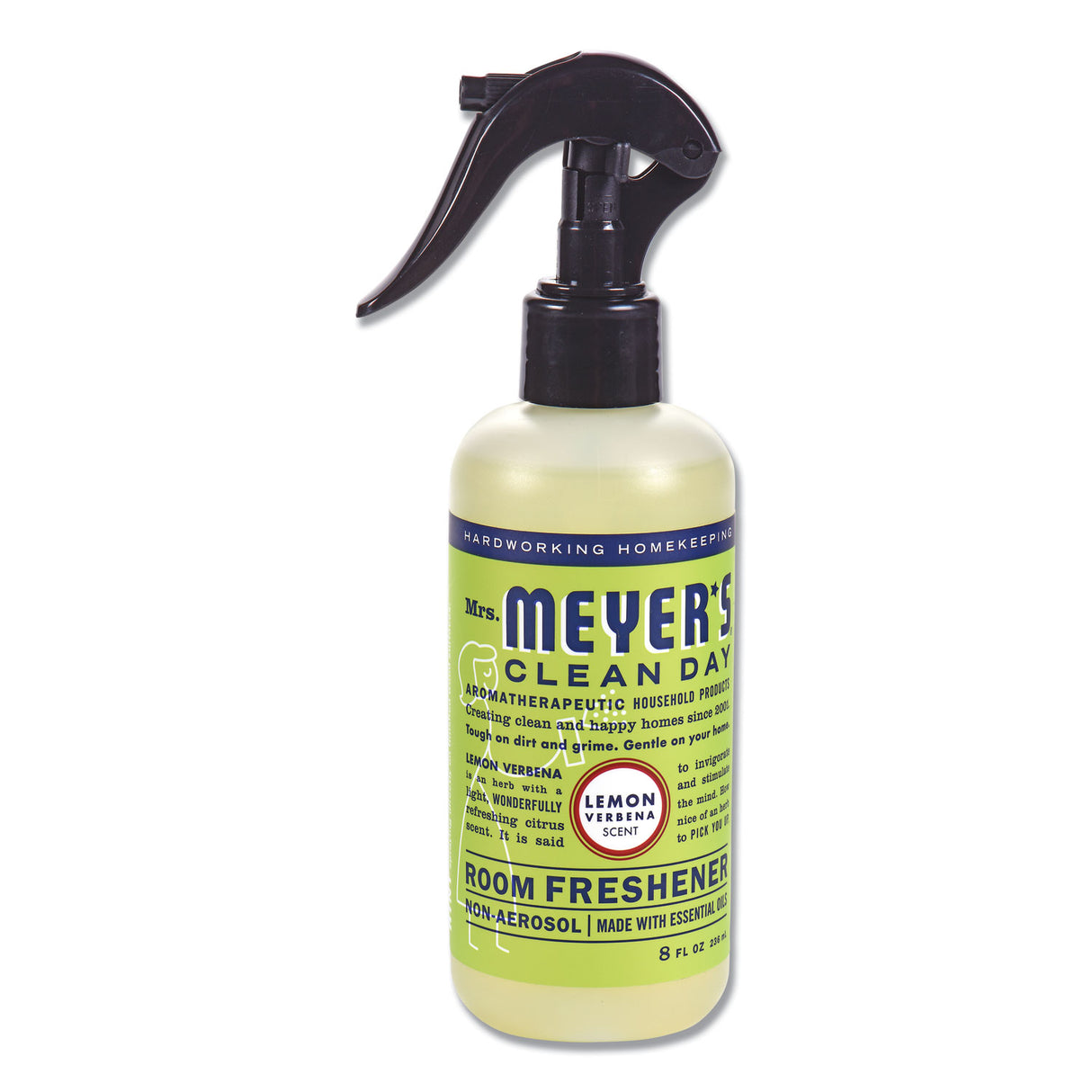 Mrs. Meyer's Clean Day Room Freshener, Lemon Verbena, 8 oz, Non-Aerosol Spray (670764EA)
