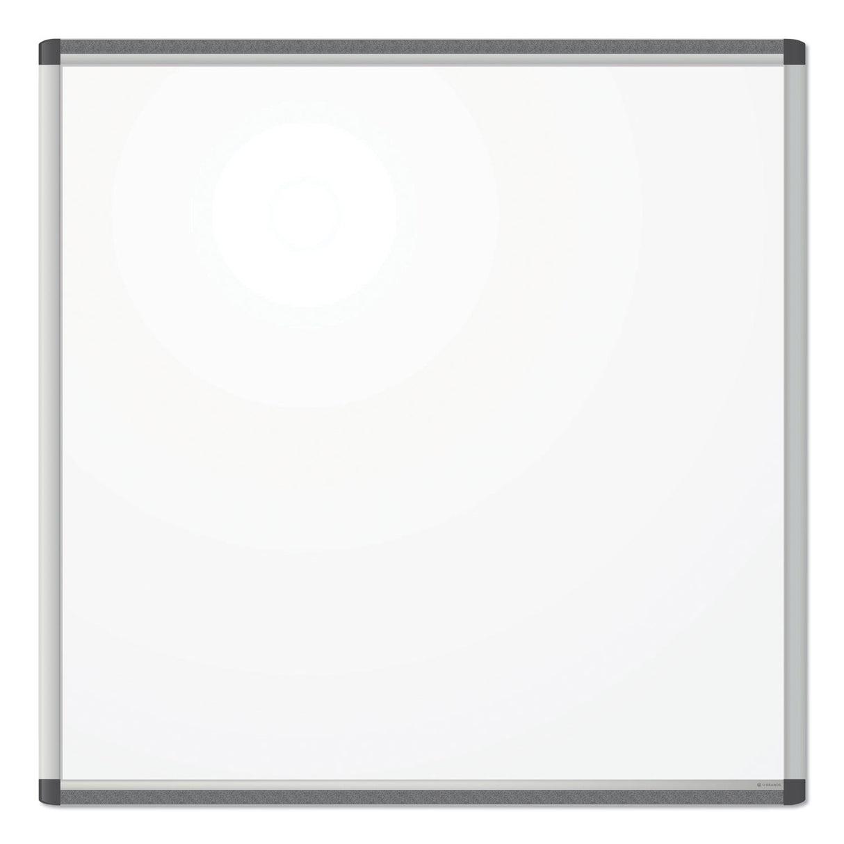 U Brands PINIT Magnetic Dry Erase Board, 35 x 35, White (2806U0001)