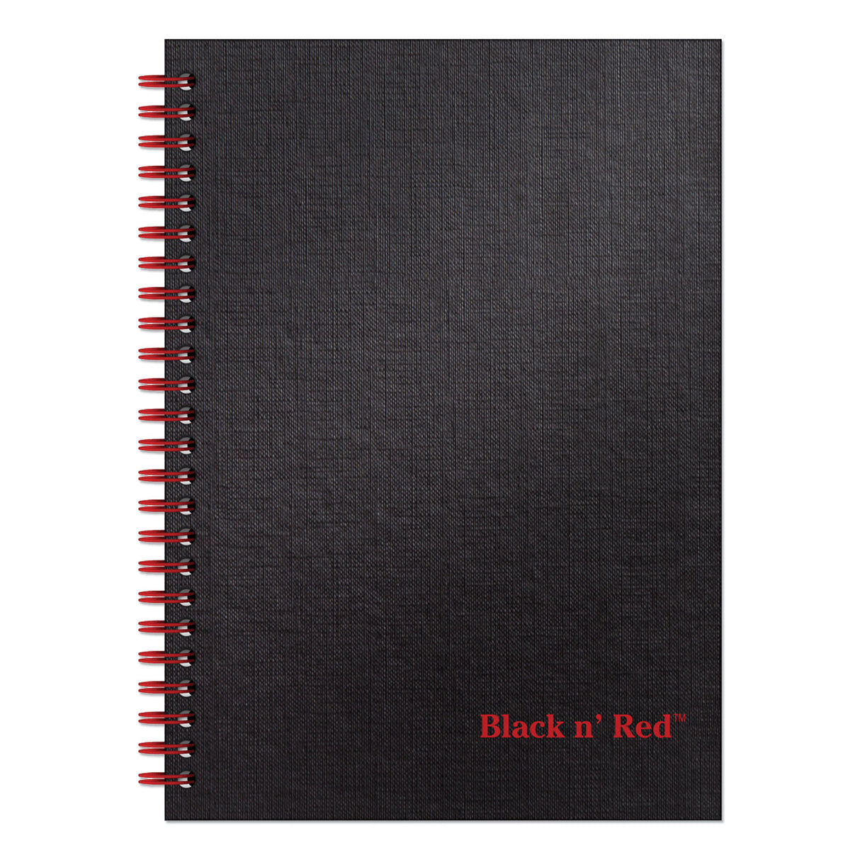 Black n' Red Hardcover Twinwire Notebooks, SCRIBZEE Compatible, 1-Subject, Wide/Legal Rule, Black Cover, (70) 8.25 x 5.88 Sheets (L67000)
