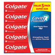 Colgate Cavity Protection Toothpaste (5-Pack, 8 oz Each) | Fluoride Strength for Healthy Teeth Colgate