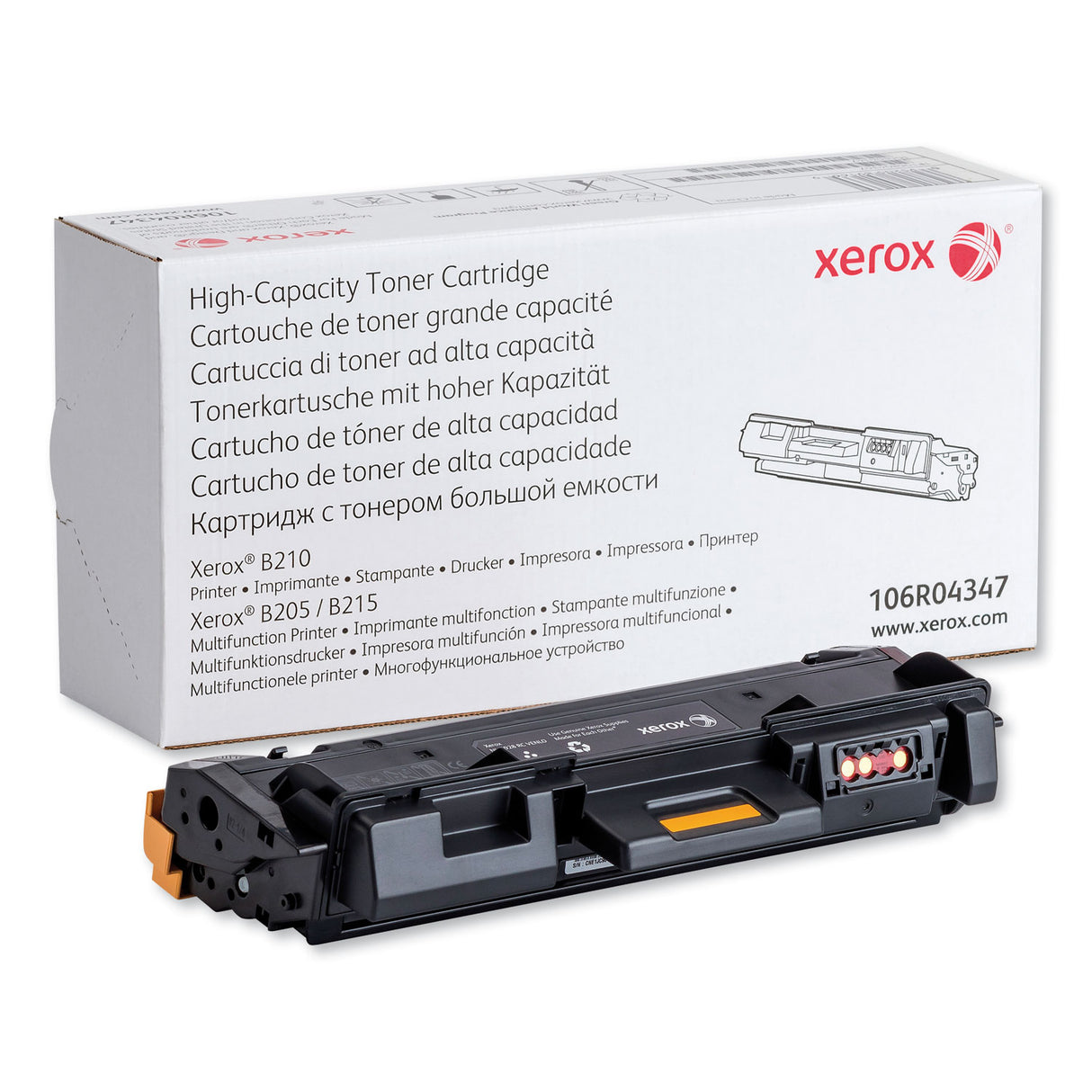 Xerox 106R04347 High-Yield Toner, 3,000 Page-Yield, Black