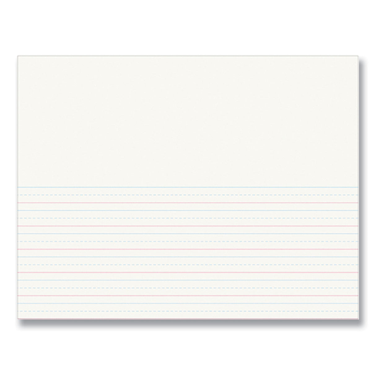 Pacon Multi-Program Picture Story Paper, 30 lb Bond Weight, 1/2" Long Rule, One-Sided, 8.5 x 11, 500/Pack (2693)