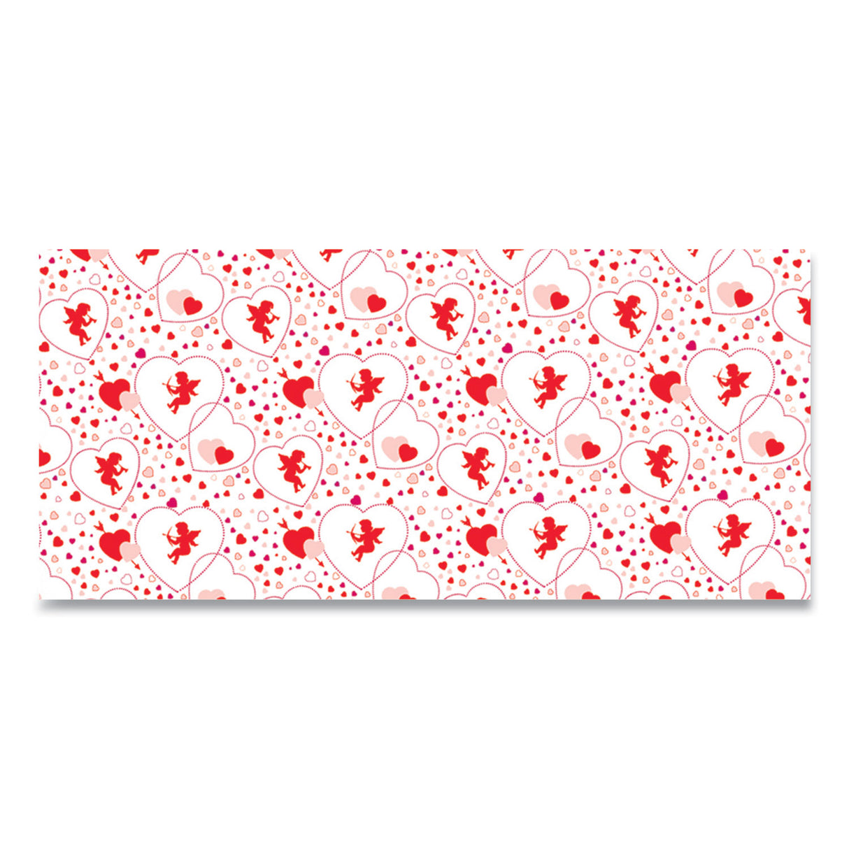 Pacon Corobuff Corrugated Paper Roll, 48" x 25 ft, Cupids Hearts (0012111)