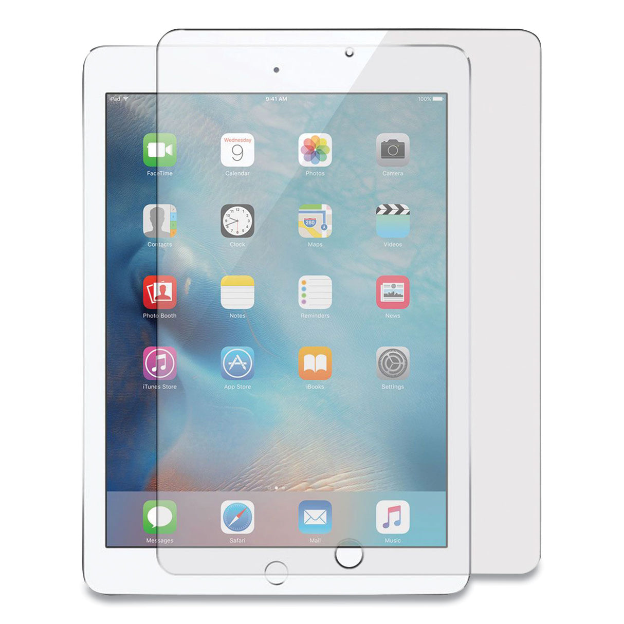 Targus Tempered Glass Screen Protector for iPad 5th Gen/6th Gen/iPad Air/iPad Air 2/iPad Pro 9.7" (AWV1287USZ)