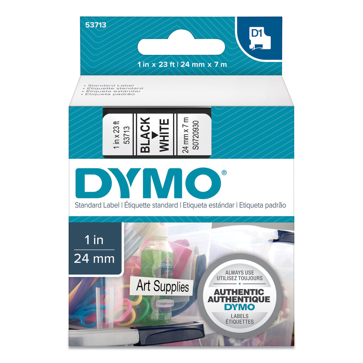 DYMO Self-Adhesive Name Badge Labels, 2.25" x 4", White, 250 Labels/Box (30857)