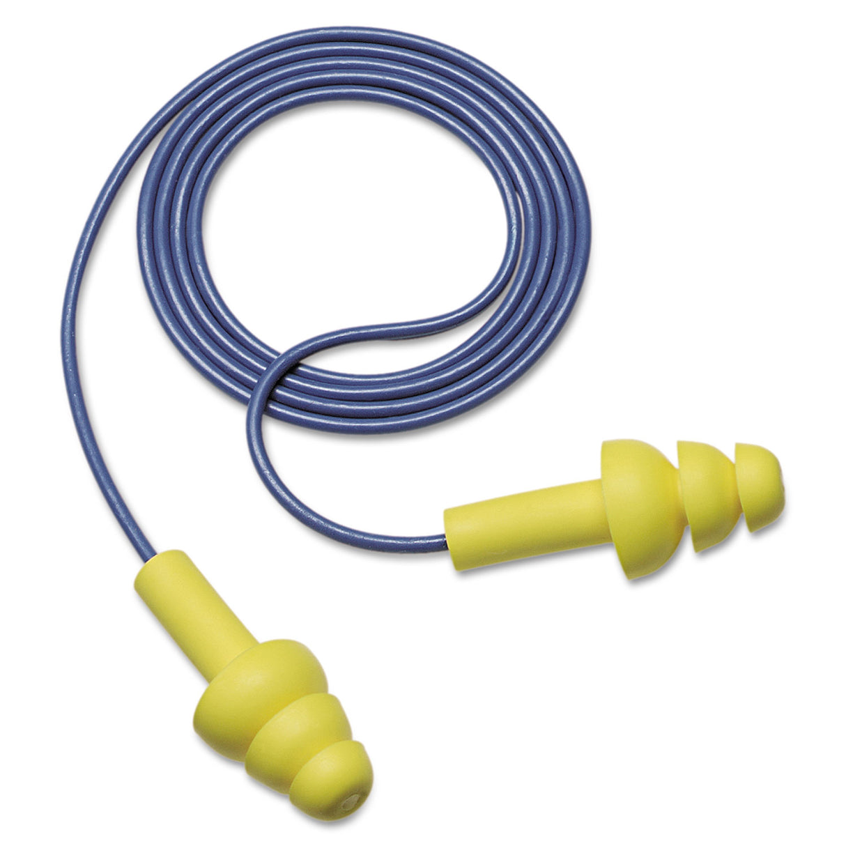 3M E-A-R UltraFit Earplugs, Corded, Premolded, Yellow, 100 Pairs (3404004)