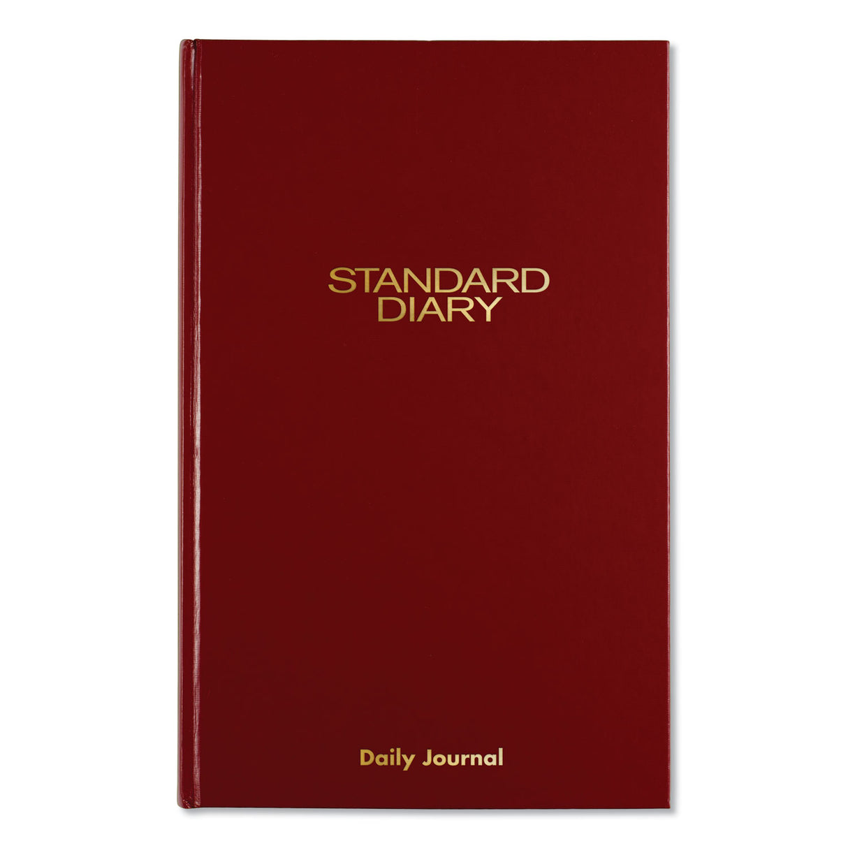 AT-A-GLANCE Standard Diary Daily Journal, 2025 Edition, Wide/Legal Rule, Red Cover, (210) 12 x 7.75 Sheets (SD37713)