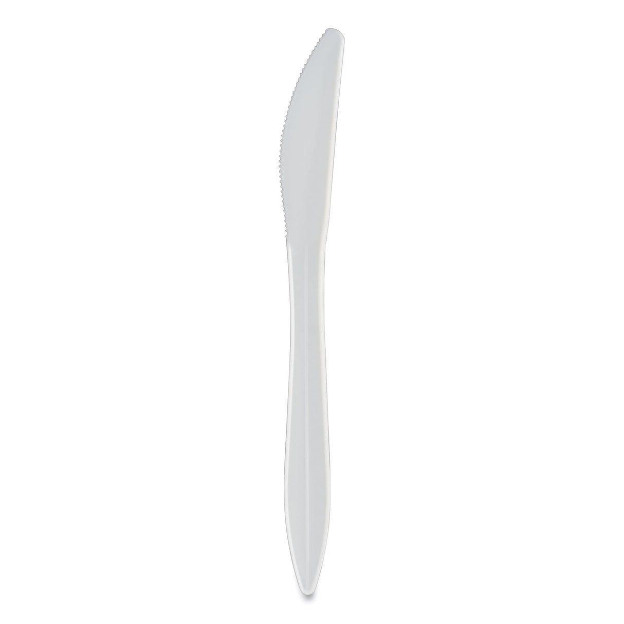 Berkley Square Individually Wrapped Mediumweight Cutlery, Knives, White, 1,000/Carton (1101000)