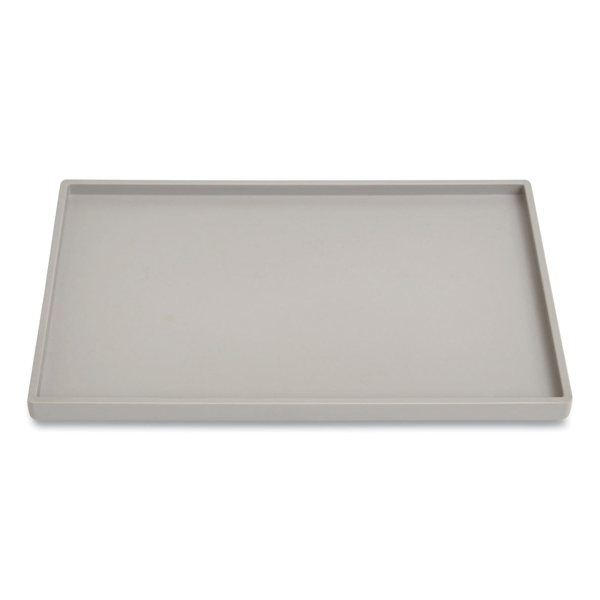 TRU RED Slim Stackable Plastic Mail and Supplies Tray, 1 Section, #6 1/4 to #16 Envelopes, 6.85 x 9.88 x 0.47, Gray (24380419)