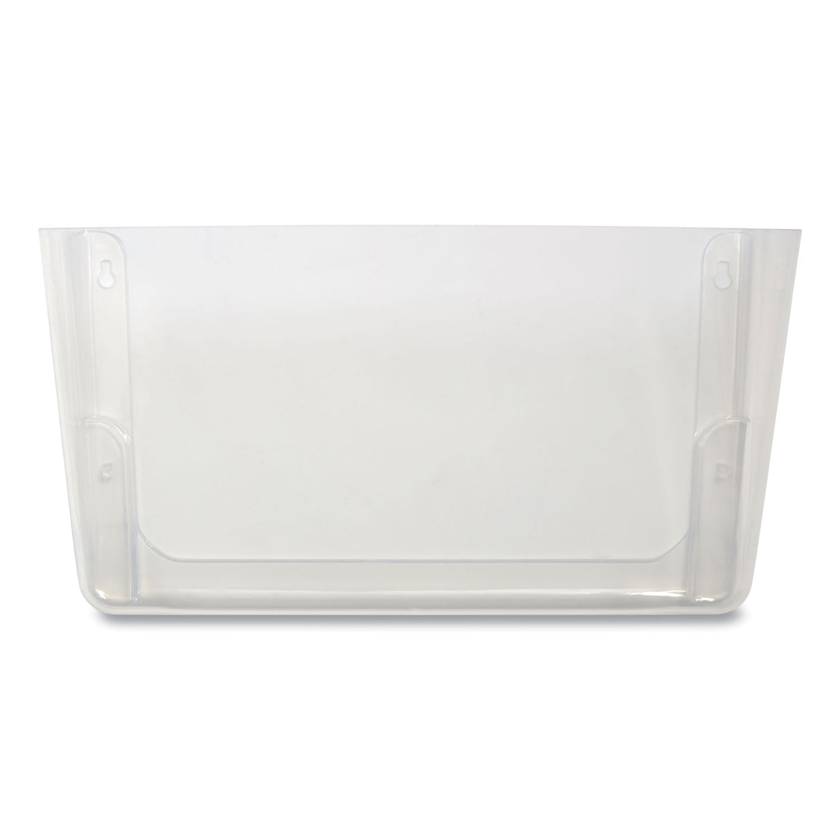 TRU RED Unbreakable Plastic Wall File, Letter Size, 13" x 3.69" x 7.16", Clear (24380809)