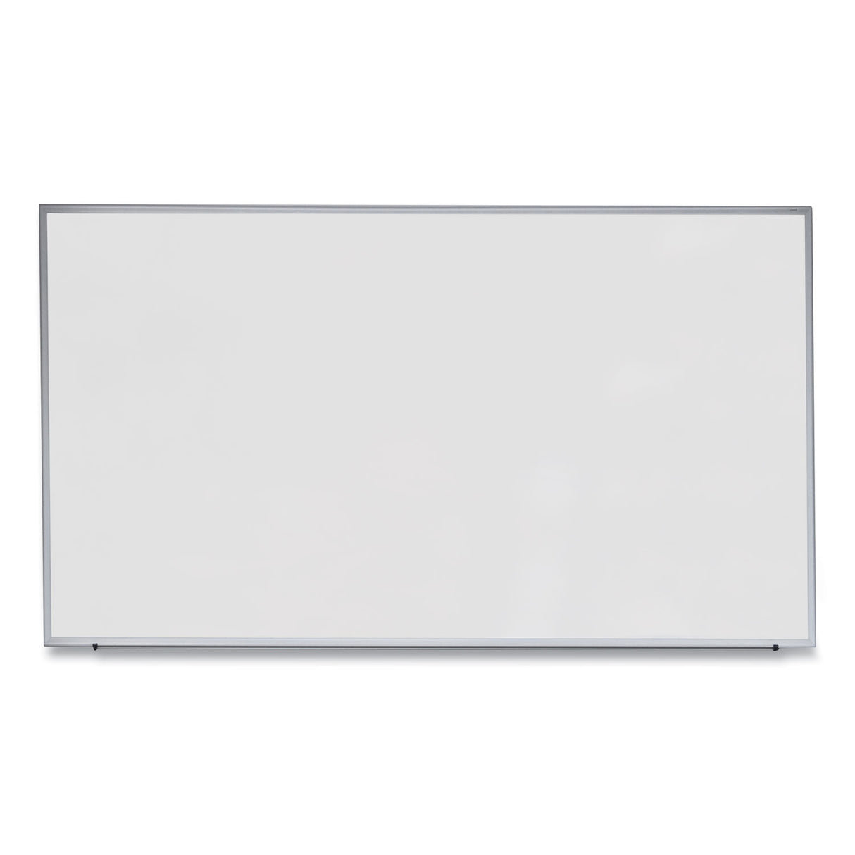 Universal Deluxe Melamine Dry Erase Board, 72 x 48, Melamine White Surface, Silver Anodized Aluminum Frame (UNV43626)