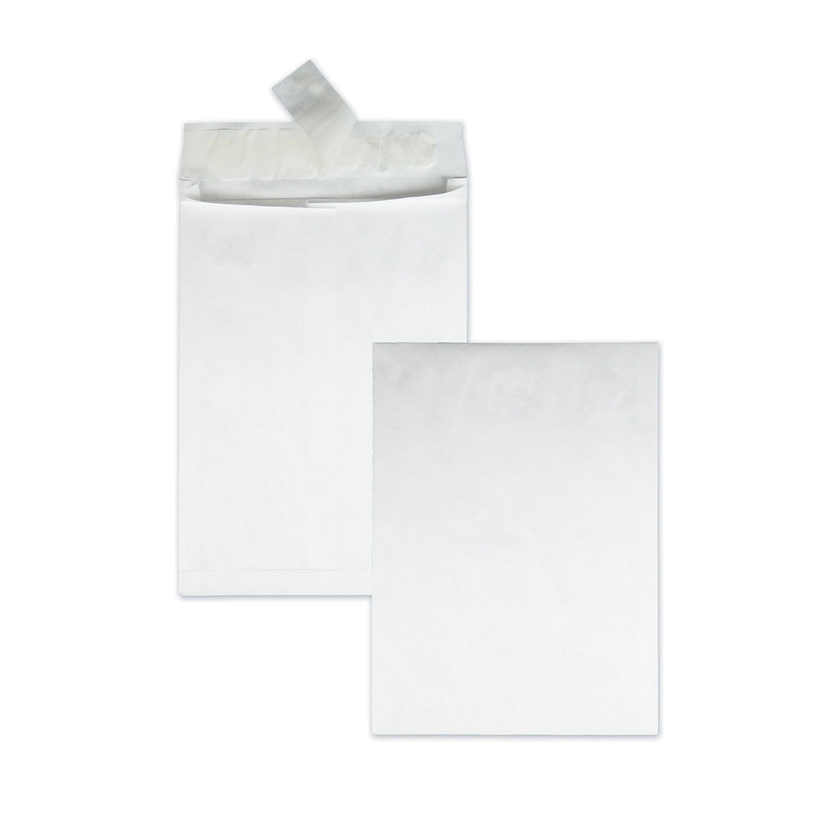 Survivor Heavyweight 18 lb Tyvek Open End Expansion Mailers, #13 1/2, Square Flap, Redi-Strip Adhesive Closure, 10 x 13, White, 100/CT (R4200)
